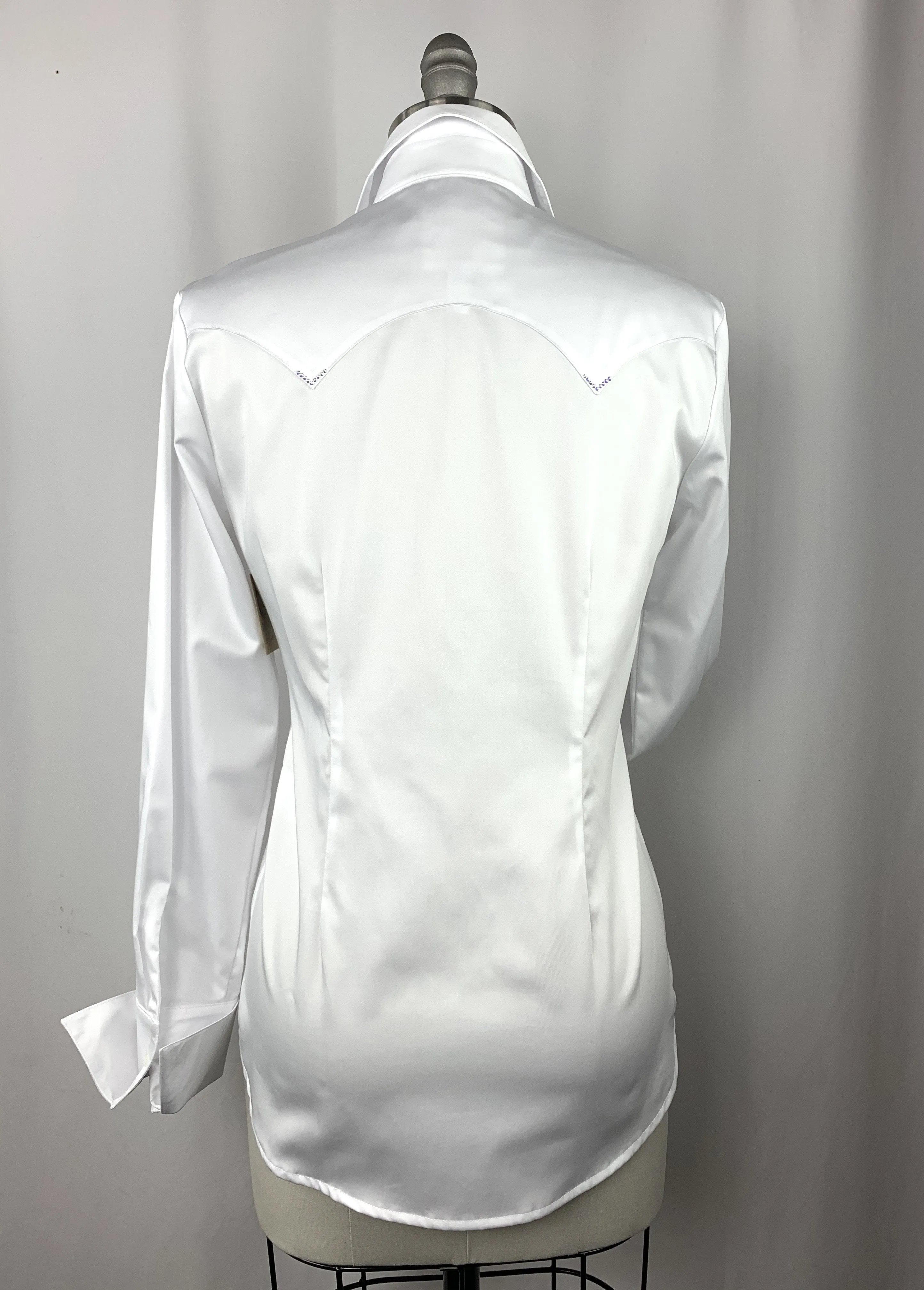 CR Classic White Cotton Sateen - FINAL SALE