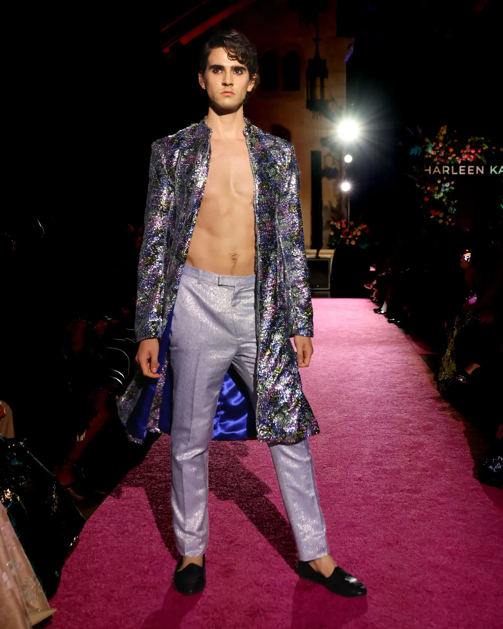EMERSON Metallic Jacquard Pants