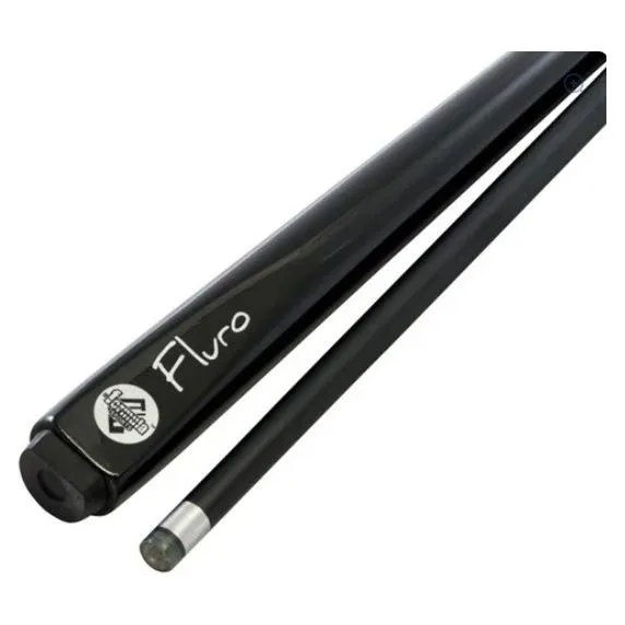 Formula Sports Neon Fluro Pool Cue Stick Blue 2 Piece Leather Tip