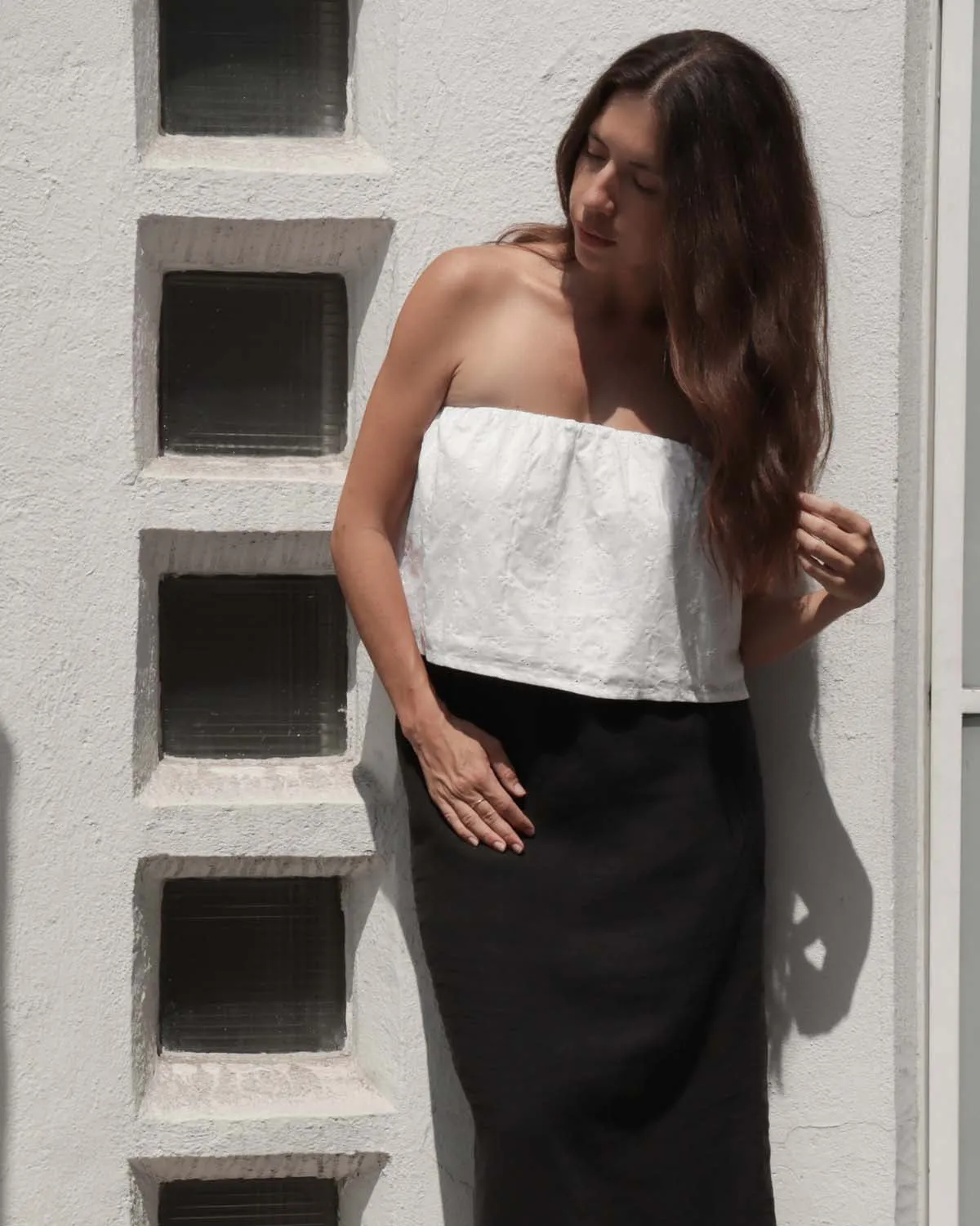 Tully Top | White Eyelet