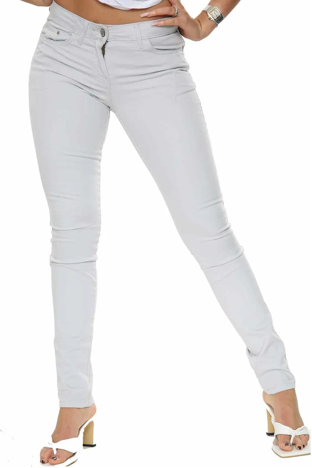 Women Dove Cotton Stretchable Skinny Jeans